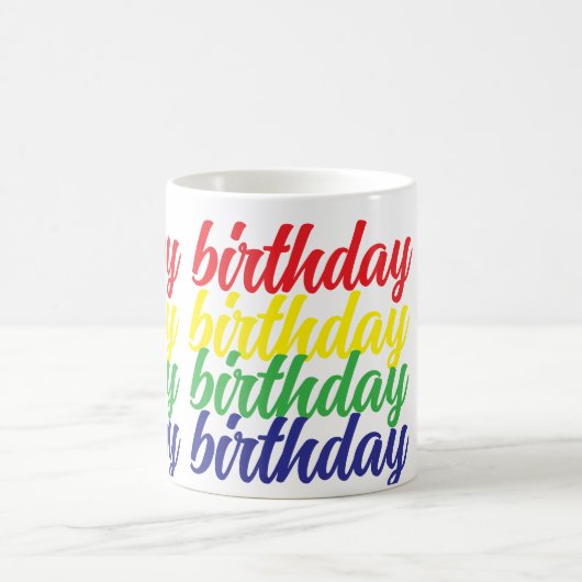 Happy Birthday koffie mok (Center)