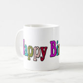 Happy Birthday Koffiemok (Voorkant links)