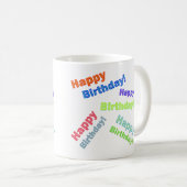 Happy Birthday Koffiemok (Voorkant rechts)