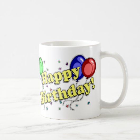 Happy Birthday Koffiemok (Rechts)