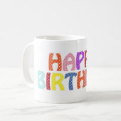 Happy Birthday Koffiemok (Voorkant links)