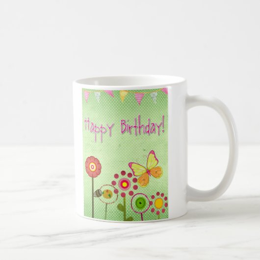 Happy Birthday Koffiemok (Rechts)