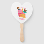 Happy Birthday Korean Hangeul Handwaaier (Voorkant)