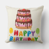 Happy Birthday Kussens | Aangepast verjaardagskuss (Voorkant)