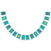 Happy Birthday l Pool Party l Summer Fruit Floats Vlaggetjes (Alle)