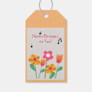 Happy Birthday Labels Cadeaulabel