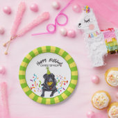 Happy Birthday Labrador Retriever Dog Party Papieren Bordje (Feest)