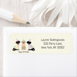 Happy Birthday Labrador Retriever Honden Etiket