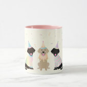 Happy Birthday Labrador Retriever Honden Mok (Midden)