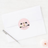 Happy Birthday Labrador Retriever Honden Ronde Sticker (Envelop)