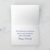 Happy Birthday Labrador Retriever Puppy Dog Card Kaart (Binnen)