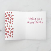 Happy Birthday Lady Kaart (Binnen)