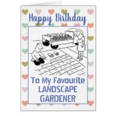 Happy Birthday Landscape Gardener (Voorkant)