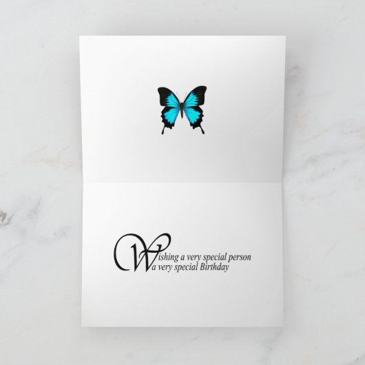 Happy Birthday landschap met een poort Kaart (Binnen)