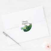Happy Birthday Large-Cupped Daffodil #2 Stickers (Envelop)