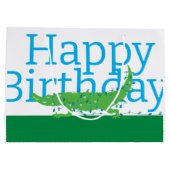 Happy Birthday Large Gift Bag Groot Cadeauzakje (Achterkant)