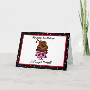 Happy Birthday, laten we gaan pokken Kaart