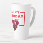 Happy Birthday Latte Mok – Vier in stijl (Rechterhoek)
