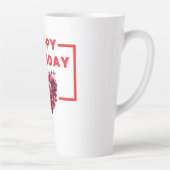 Happy Birthday Latte Mok – Vier in stijl (Rechts)