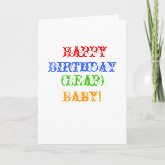 Happy, Birthday, (Leap), Baby! Kaart