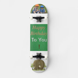 Happy Birthday Learning and Caring Photo Persoonlijk Skateboard