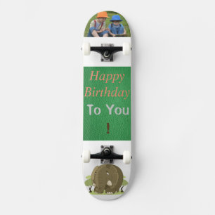 Happy Birthday Learning and Caring Photo Persoonlijk Skateboard