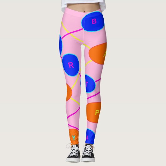 Happy Birthday Leggings (Voorkant)