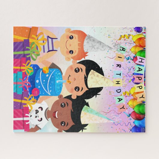 Happy Birthday Legpuzzel (Horizontaal)