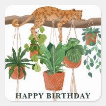 Happy Birthday, Leopard slaapt met huisdieren plan