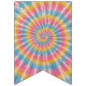 Happy Birthday Let's Groove Tie Dye Vlaggetjes (Eerste vlag)