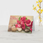 Happy Birthday Lilies van de Kaart van Nile (Gele Bloem)