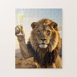 Happy Birthday Lion - Congratulations -  Legpuzzel