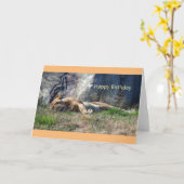 Happy Birthday Lioness (Leo) Kaart (Gele Bloem)