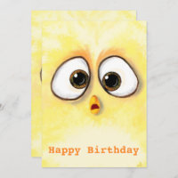 Happy Birthday - Little Chicken met Big Eyes -