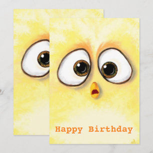 Happy Birthday - Little Chicken met Big Eyes -