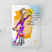 Happy Birthday llama Bedankkaart (Binnen)