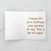 Happy Birthday Llama Kaart (Binnen)