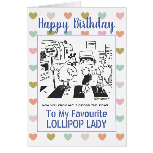 Happy Birthday Lollipop Lady (Voorkant)