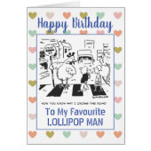 Happy Birthday Lollipop Man (Voorkant)