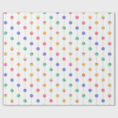 Happy Birthday lollipops Cadeaupapier (Vlak)