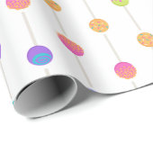 Happy Birthday lollipops Cadeaupapier (Rol Hoek)