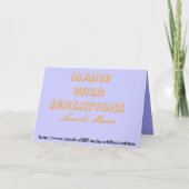 Happy Birthday Loon Groeten Kaart (Achterkant)