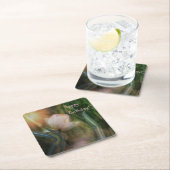 Happy Birthday Lotus Reflection Paper Coaster Kartonnen Onderzetters (Insitu)