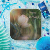 Happy Birthday Lotus Reflection Papieren Bordje (Feest)