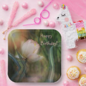 Happy Birthday Lotus Reflection Papieren Bordje (Feest)