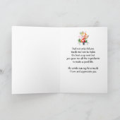 Happy Birthday Love & Appreciate Dad Father Kaart (Binnen)