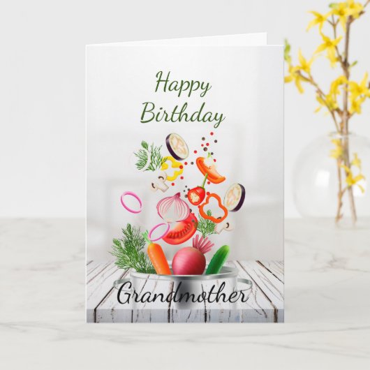 Happy Birthday Love & Appreciate Grandma Kaart (Gele Bloem)