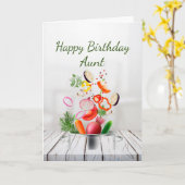 Happy Birthday Love & Appreciate tante Kaart (Gele Bloem)