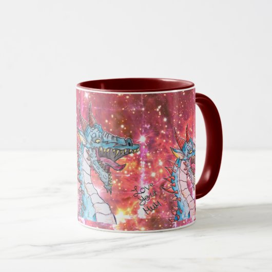 Happy Birthday Love you ma Dragon Mok (Voorkant rechts)