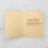 Happy Birthday LoveCircle Wenskaart Kaart (Binnen)